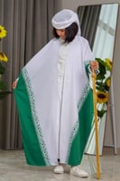 بشت أخضر بناتي بتطريز دام عزك يا وطن