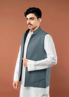 سديري جوخ لون رمادي - اسود