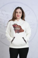 بلوفر التأسيس نسائي بتدخيلات السدو ورسم الخريطة