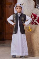 سديري أسود بشعار يوم التأسيس مفتوح