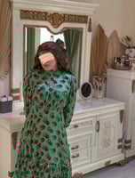 فستان رمضان اخضر