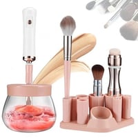 جهاز تنظيف وتجفيف فرش المكياج