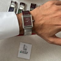 ساعة كارتير تانك حديد عنابي