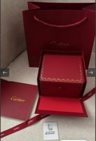 طقم ساعة كارتير سانتوس مكشوف وقلم كارتير الجديد