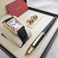 طقم كارتير ساعة وكبك وقلم