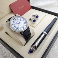 طقم كارتير ساعة وكبك وقلم