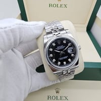 ساعة رولكس مقاس 36 بطارية