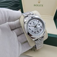 ساعة رولكس ارقام عربية بطارية