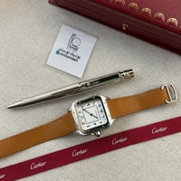 طقم ساعة كارتير سانتوس وقلم تيفاني نقش أسلامي