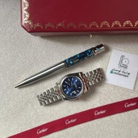 طقم ساعة رولكس وقلم كارتير الجديد