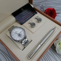 طقم رجالي ساعة قلم وكبك لافينا