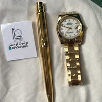 طقم ساعة رولكس وقلم كارتير