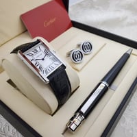 طقم كارتير ساعة وكبك وقلم