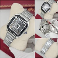 ساعة كارتييه سانتوس مكشوف CARTIER