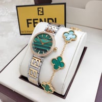 ساعة فندي مع اساورة FENDI