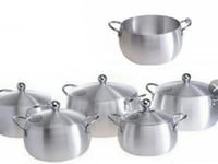 طقم قدور المنيوم 5قطع ثقيلة