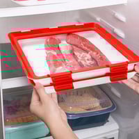 صحن بغطاء تغليف لحفظ المؤكولات