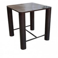 طاولة حديد بني مقاس: 50*50سم