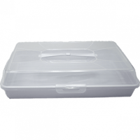 حافظة فطائر بلاستيك