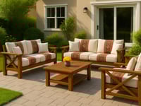 جلسة طقم خارجية خشابي