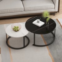 طاولة غرفة معيشة قطعتين