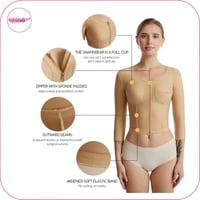 مشد بعد عمليات شفط دهون الصدر والظهر والذراعين var...