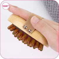 أداة التدليك من الخشب الطبيعي لإزالة السيلوليت