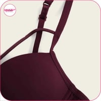 صدرية بوش اب بتصميم متقاطع اسود