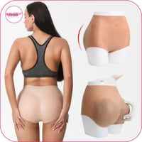 شورت بانتي بخصر متوسط من السيليكون الطبيعي الوان م...