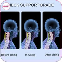 دعامة رقبة قابلة للتعديل للنساء والرجال لالام الرق...