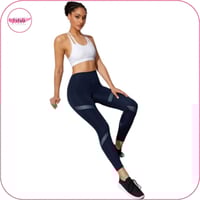 ليقنز رياضي بخصر عريض ازرق داكن