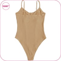 بودي سوت بدون اكمام قماش محبوك