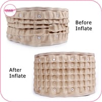 حزام طبي لدعم فقرات أسفل الظهر قطني يعمل بنفخ الهو...