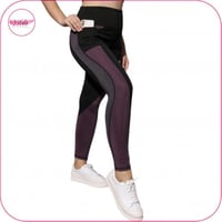 ليقنز بخصر عالي بالوان متداخلة مقاسات كبيرة