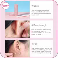 أعواد تنظيف أمنه ثقب الأذن 120 قطعة