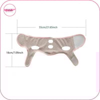 حزام الوجه وشد ترهل الذقن رمادي فاتح