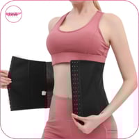 مشد خصر رياضي شبكي من الظهر