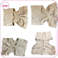 مشد البطن بفتحات جانبية للأرداف