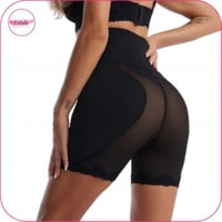 مشد أخفاء الخفسات بدون خياطة أسود