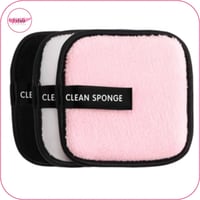 مجموعة اسفنج لإزالة المكياج قابلة لإعادة الاستخدام...