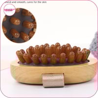 أداة التدليك من الخشب الطبيعي لإزالة السيلوليت