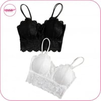 صدرية بتصميم دانتيل مزهر