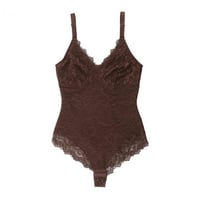 كورسيه لاس من الدانتيل الشفاف