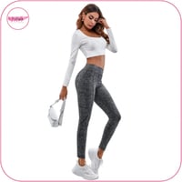 ليقنز رمادي بجيب من الجنب