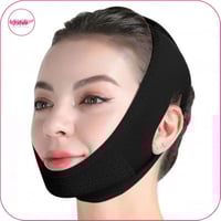 مشد تجميل الوجه وشد ترهل الذقن أسود