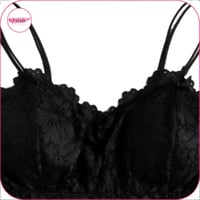 صدرية بتصميم دانتيل مزهر