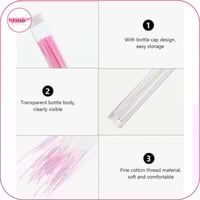 أعواد تنظيف أمنه ثقب الأذن 120 قطعة