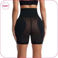 مشد أخفاء الخفسات بدون خياطة أسود