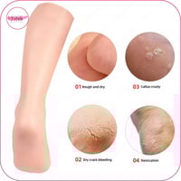 جوارب طويلة من السيليكون لحماية وترطيب القدمين