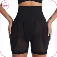 مشد أخفاء الخفسات بدون خياطة أسود